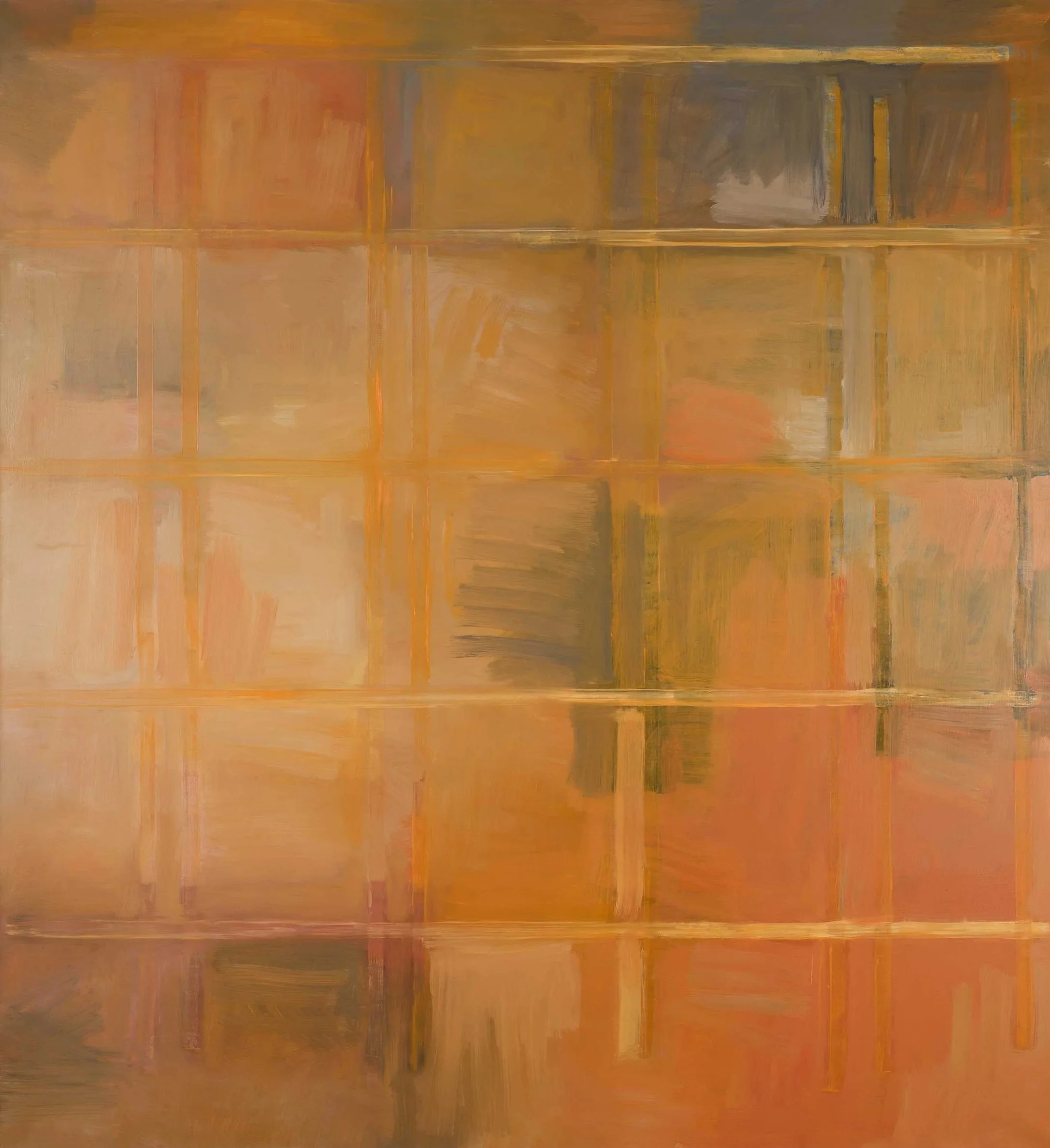 "Big orange with gray", 2012, oil on canvas, 162×148cm, CHF 5600.-