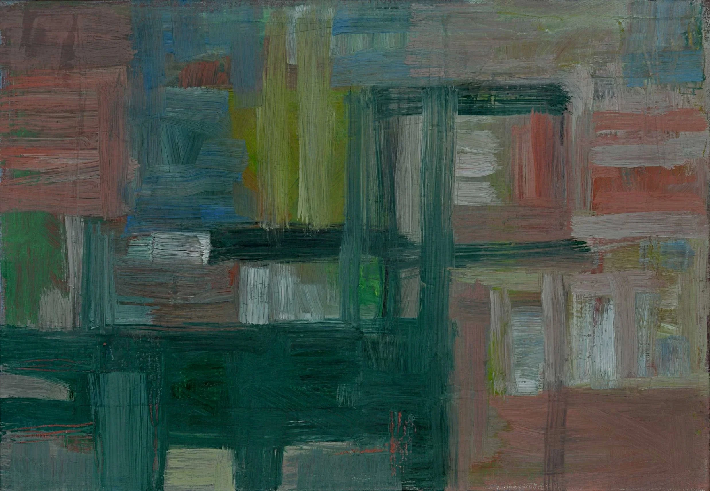 "Little construction", 2007, oil on canvas, 35×50cm, CHF 1200.-