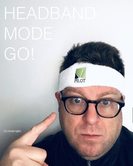 Throwing it back to COVID TIMES in 2020. As we approach the anniversary of COVID&rsquo;s ARRIVAL (and I get over COVID # 3... sniff sniff), I want to thank my team for kicking butt from day 1. Headband Mode Go! @pilotgram 

#agencylife #covid19 #thro