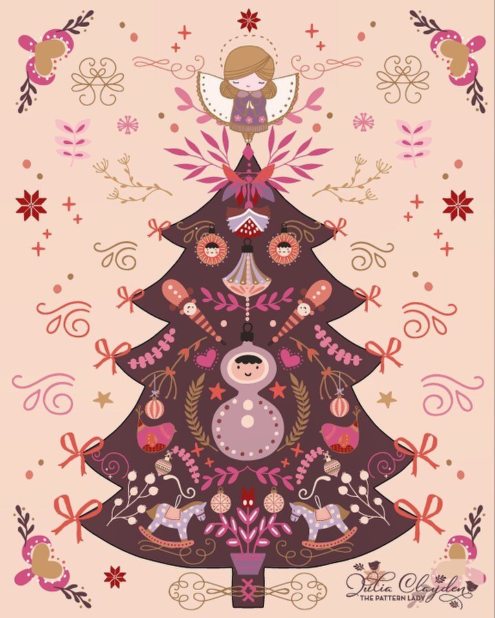 Create Christmas @victoriajohnson_createexplore another addition to my Sugarplum Nutcracker collection. #createchristmas #christmastree #angel #christmas2021 #nutcracker #nutcrackertoys #christmasangel #christmascarddesign #sugarplum #sugarplumstyle 