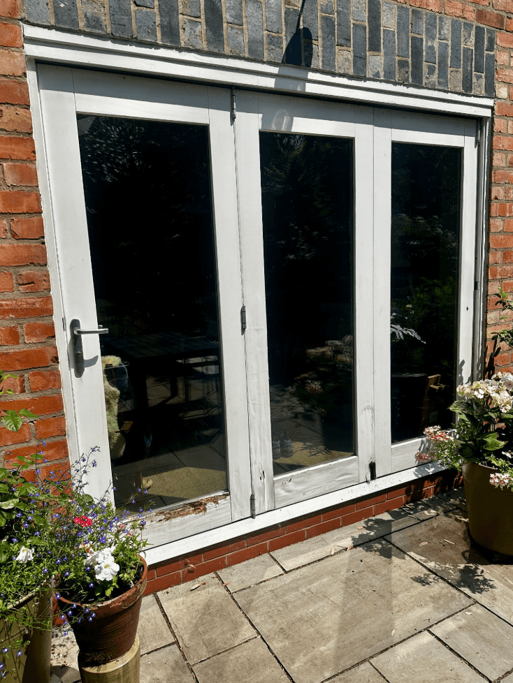 Bi Fold doors that are rotting and need replacing