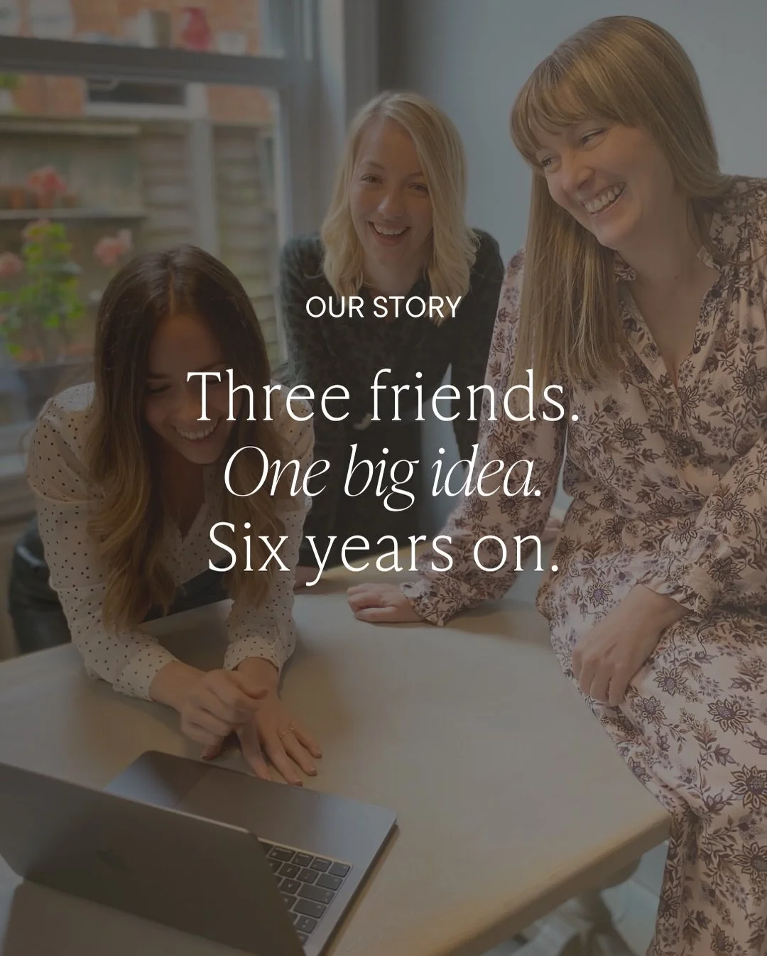 Three designers. Redundancy. Zero regrets.

Six years ago, the three of us were made redundant on the same day when our John Lewis store closed during Covid. It was a shock. But it turned out to be the best thing that ever happened to us.

We looked 