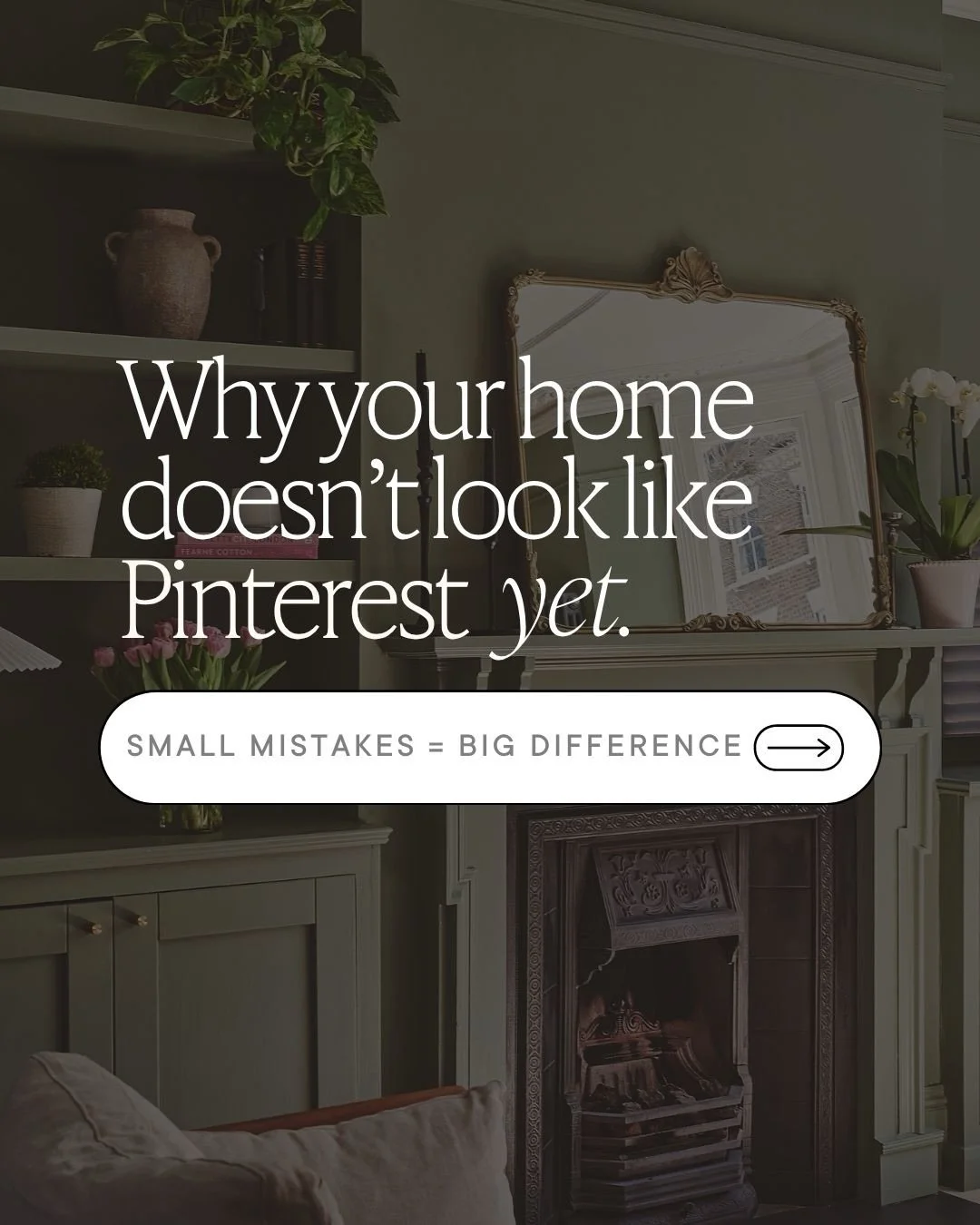 Why your home doesn&rsquo;t look like Pinterest yet. 

It&rsquo;s not your furniture. It&rsquo;s not your budget. 

It&rsquo;s how everything is put together. Most homes feel almost there&hellip;but not quite.

The mistakes👇

👉 No clear focal point