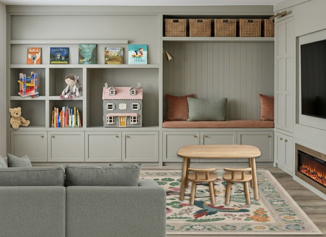 Fun Modern Playroom Snug