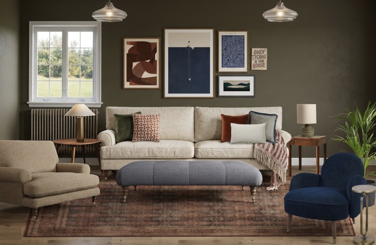 Enveloping Living Room
