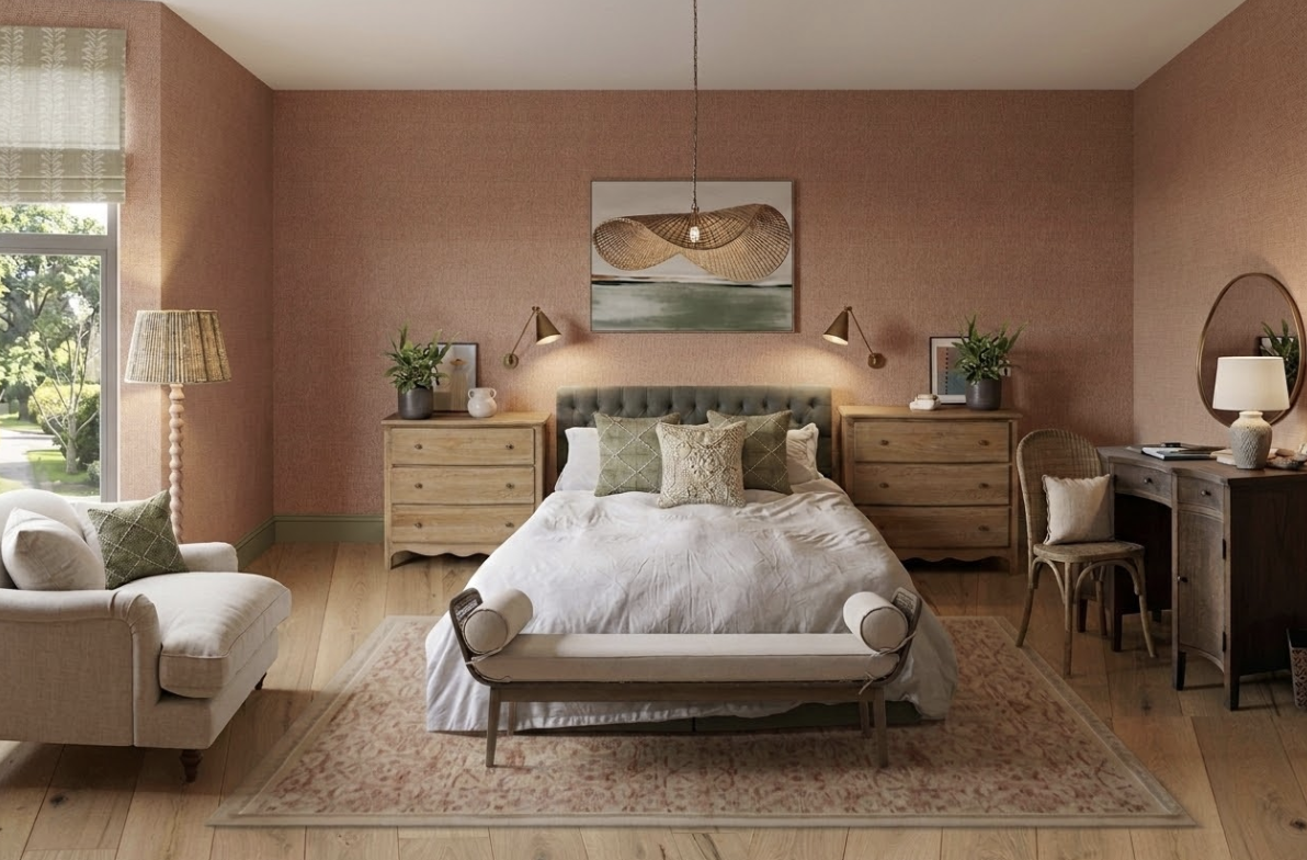 Transitional Master Bedroom