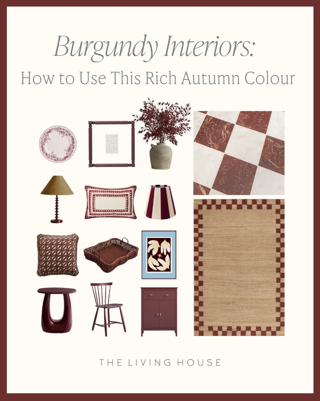 New on The Lived in Blog: Why burgundy feels right again. 

After years out of favour, burgundy is back in a fresher, more playful form. Here is how to use this warm wine-red in a way that feels inviting, modern and entirely your own.

Discover how t