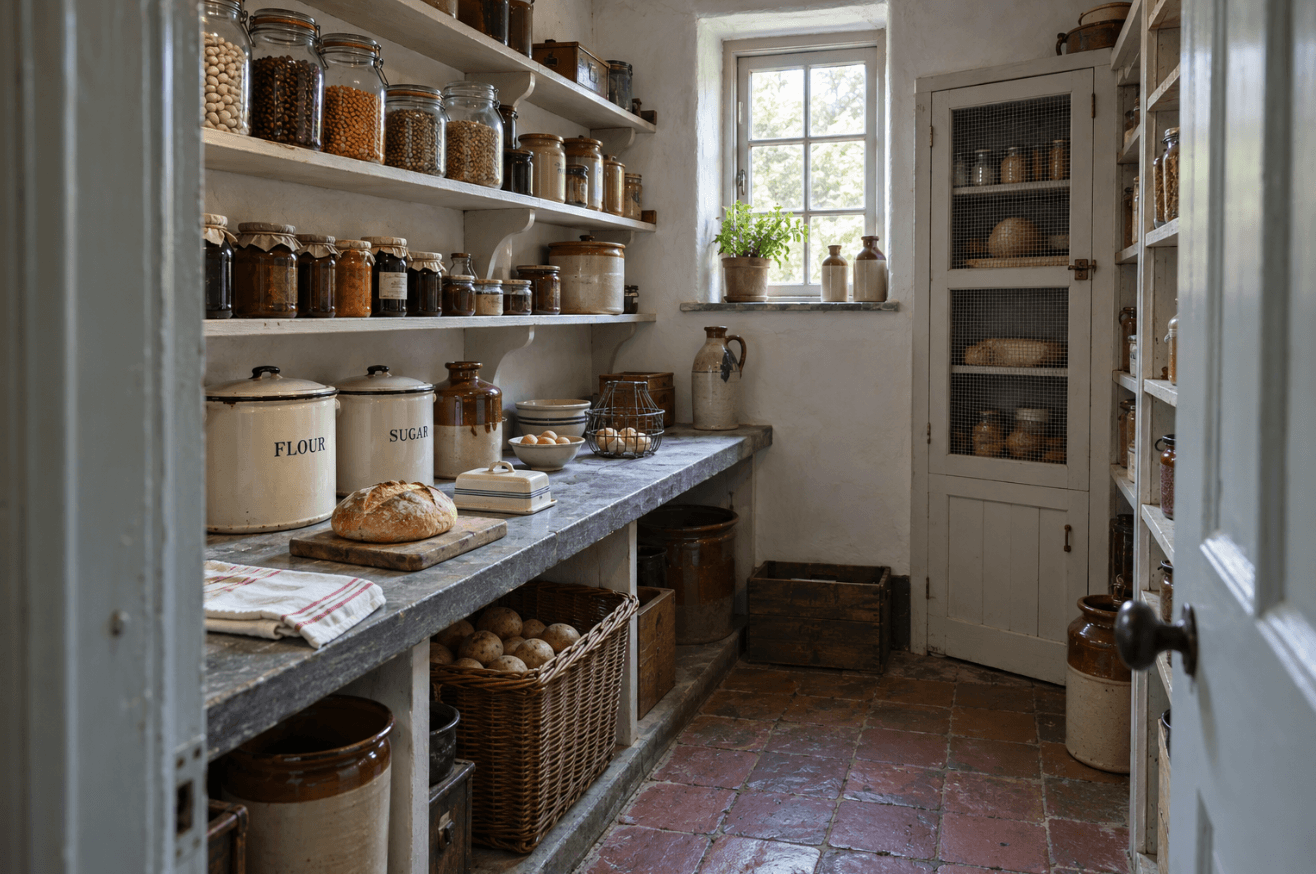 Arts and Crafts Kitchen Pantry