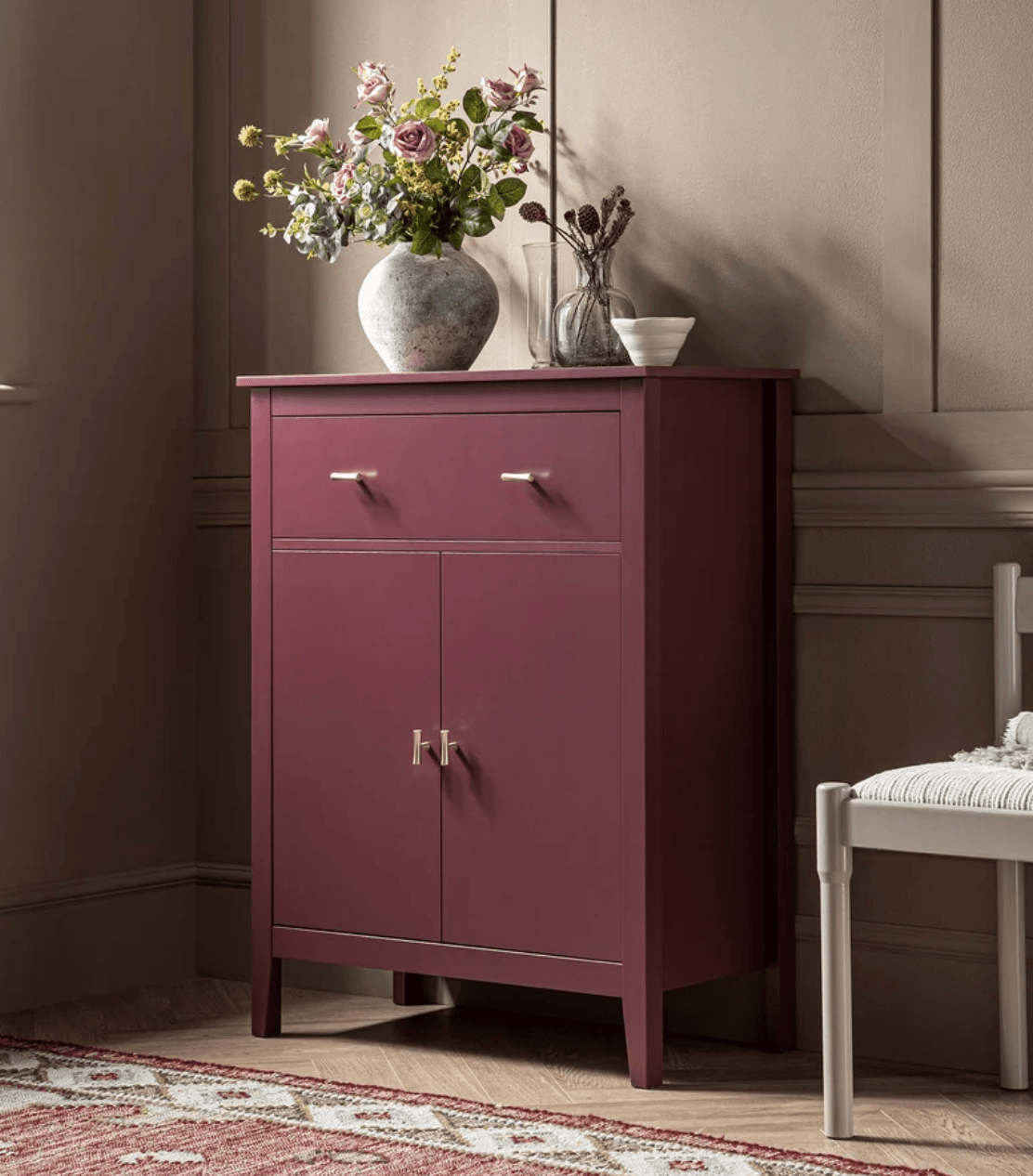 Daals Oakham Small Sideboard with Drawer, Wild Cherry.png