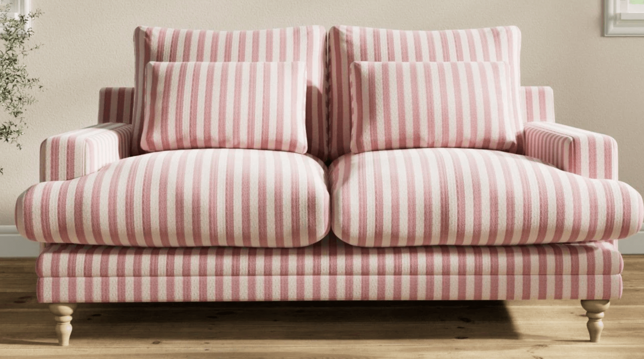 Next Hutton Stripe Pink Sofa Bold Stripe Sofas