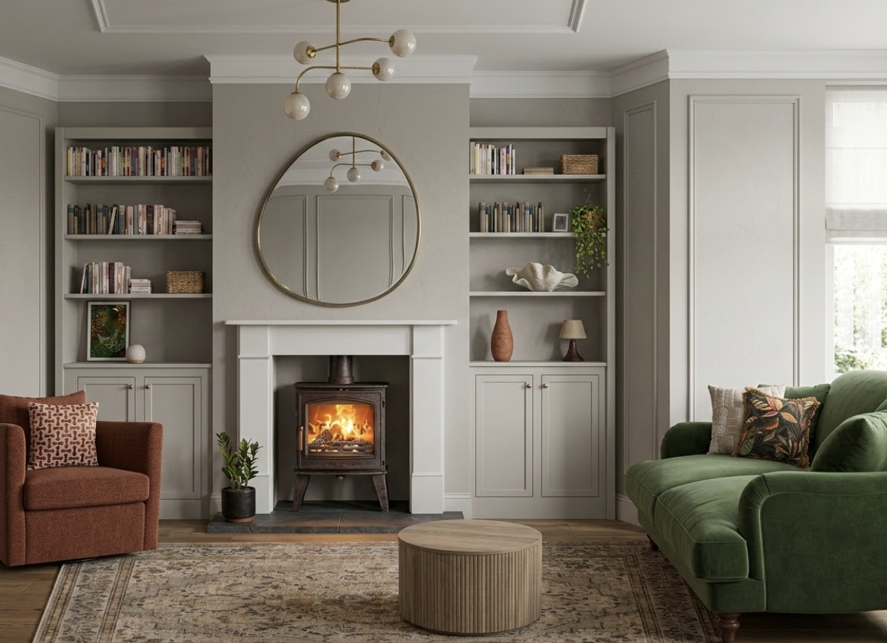 Classic And Inviting Living Room The Living House