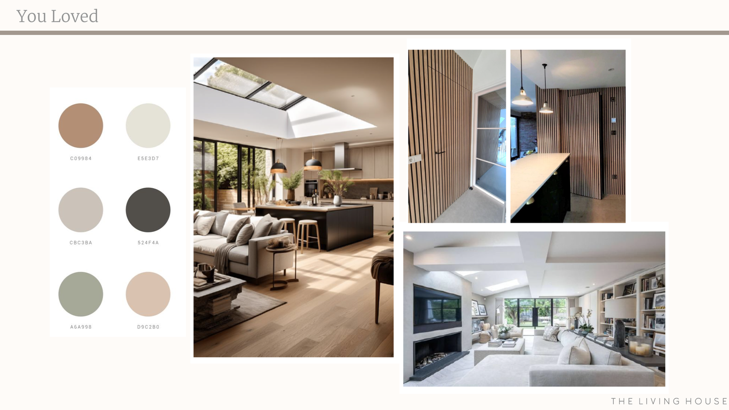 Contemporary Open Plan Kitchen / Living / Dining Room Interior Design ...