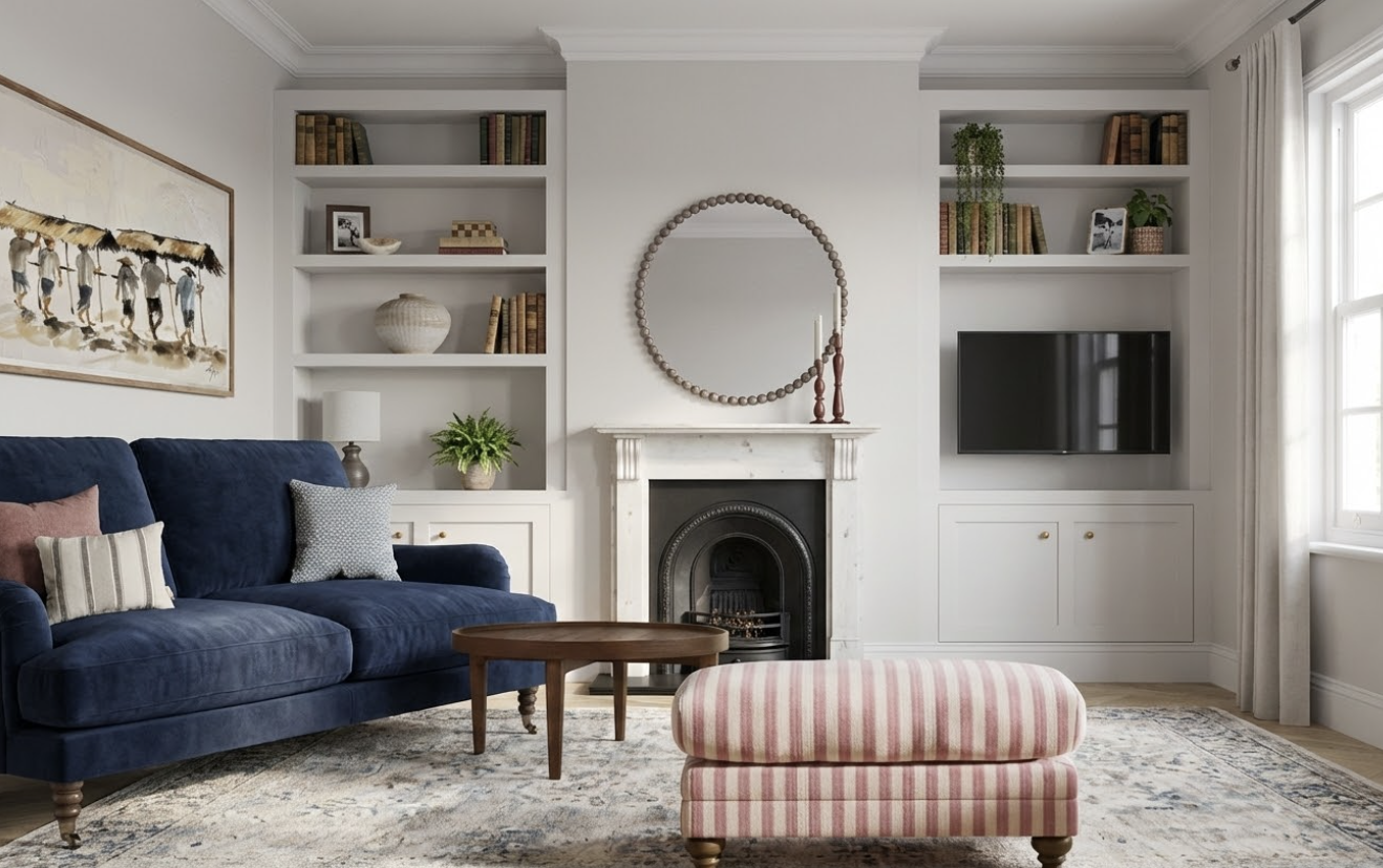 How To Mix Pattern and Texture In Living Room