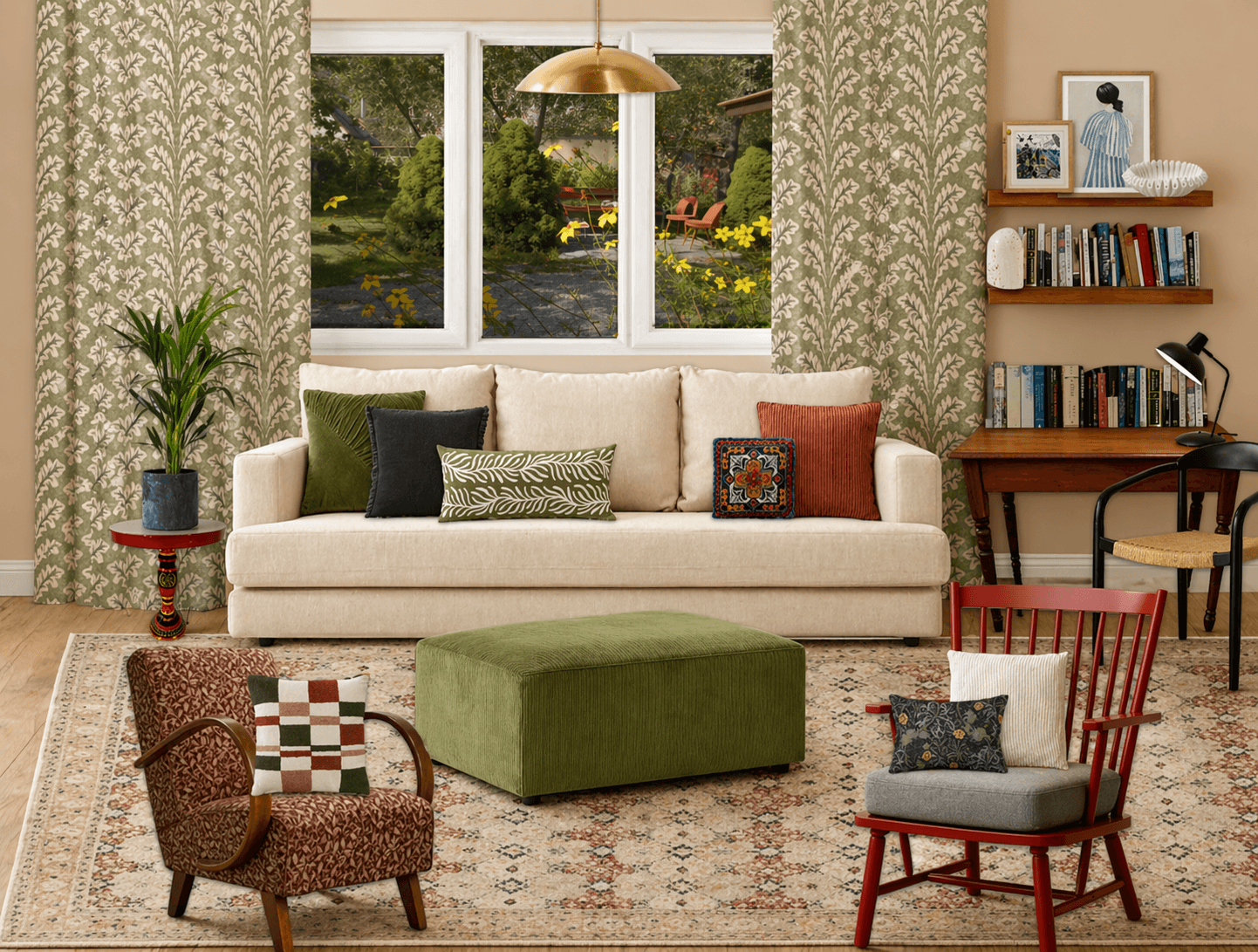 Eclectic Living Room Design The Living House