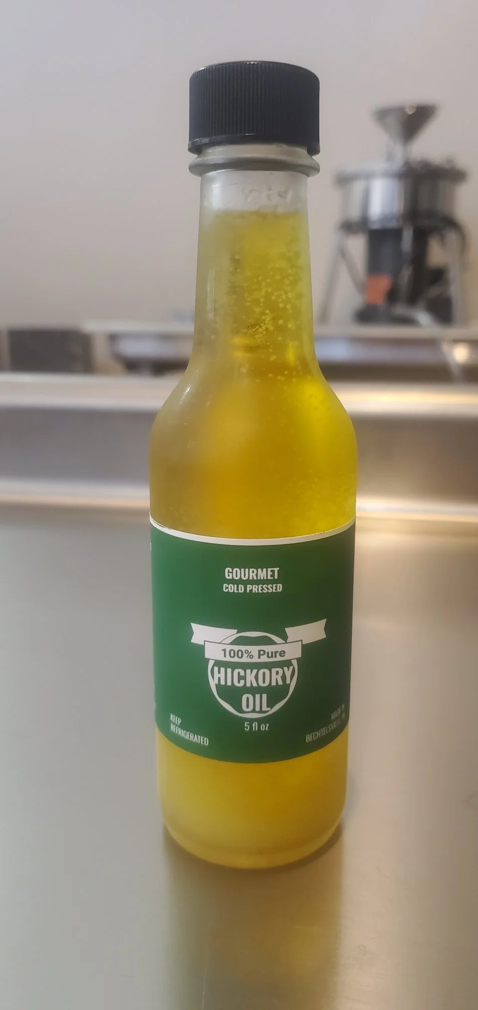 bottle of KTCC hickory oil