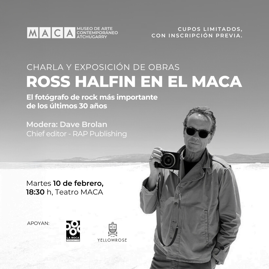 Ross Halfin en el MACA