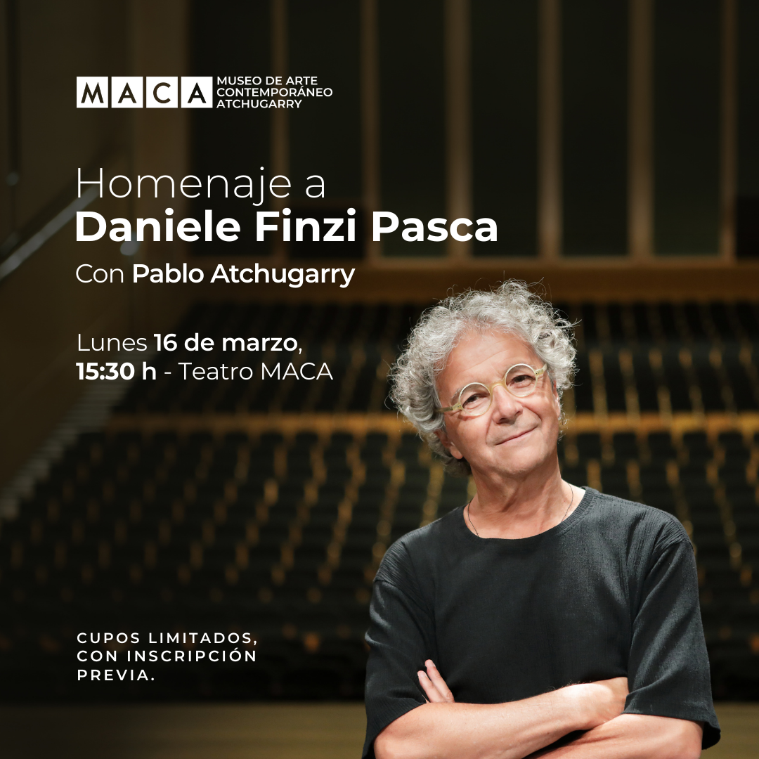 Homenaje a Finzi Pasca con Pablo Atchugarry
