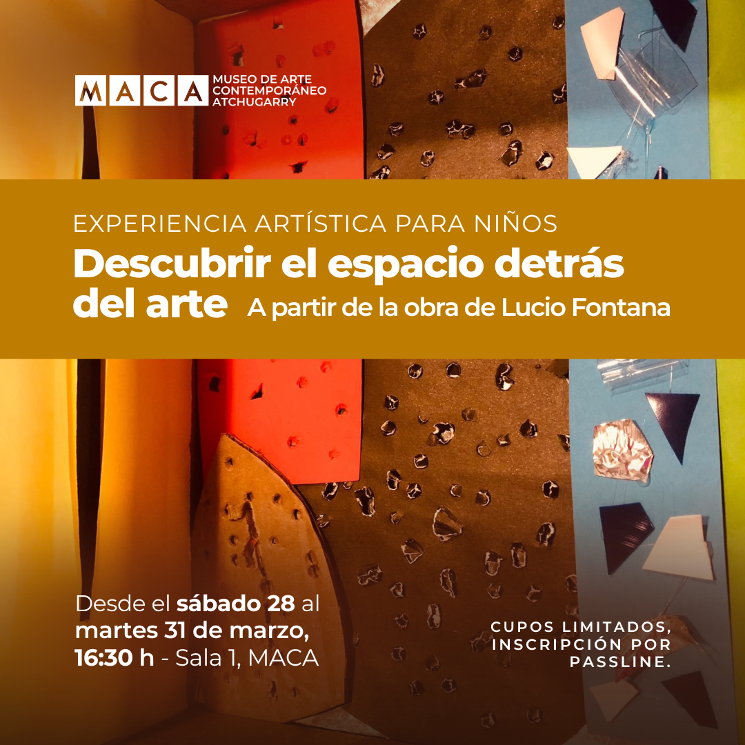 Taller para niños: Descubrir el espacio detrás del arte