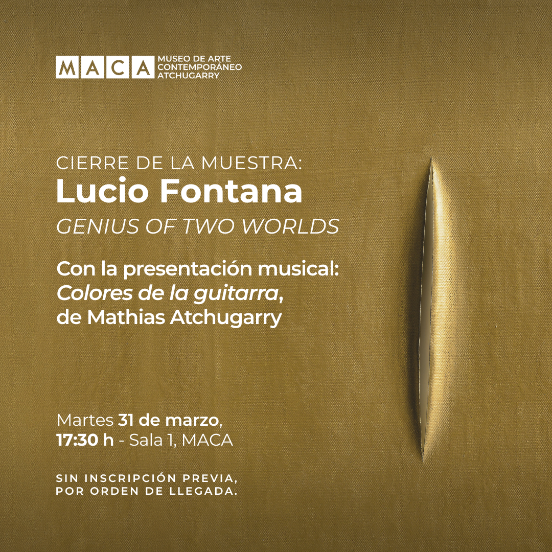 Cierre de la muestra: Lucio Fontana – Genius of Two Worlds