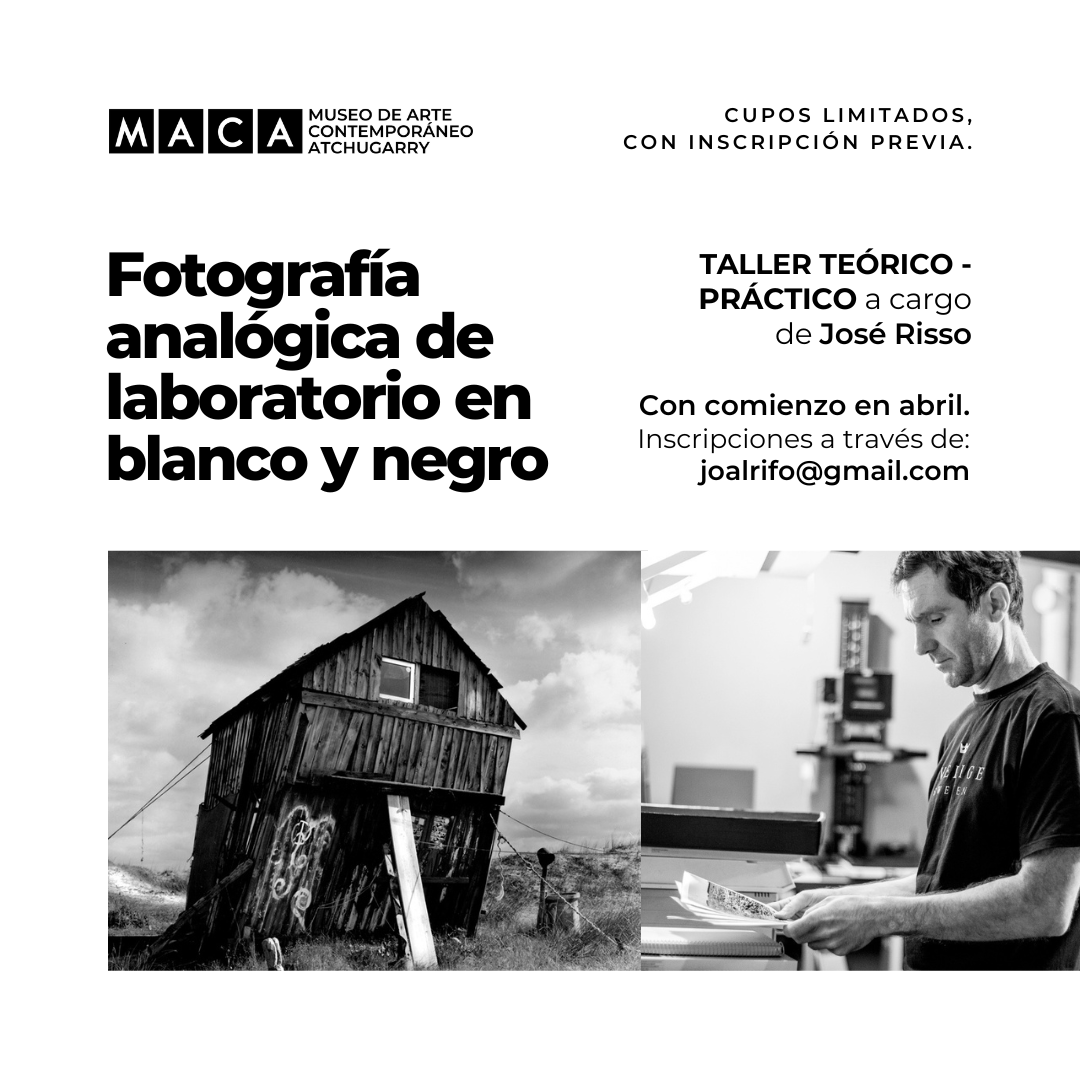Taller de copiado y revelado analógico en blanco y negro