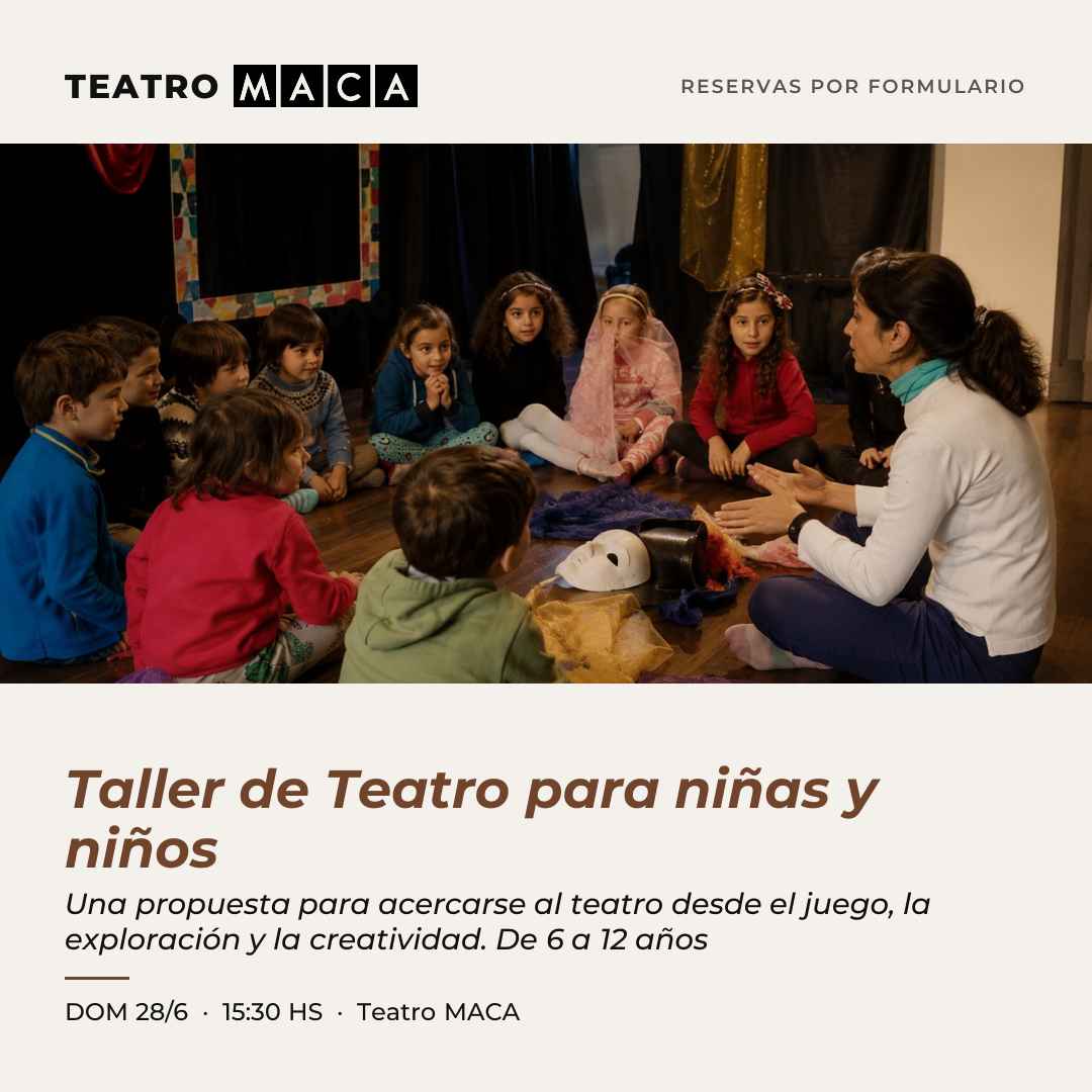 Taller de Teatro para niñas y niños