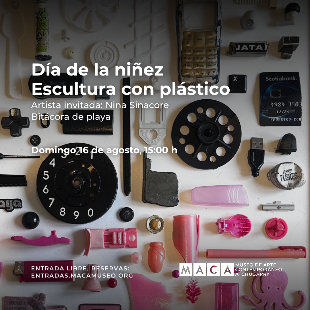 Día de la niñez - Escultura con plástico