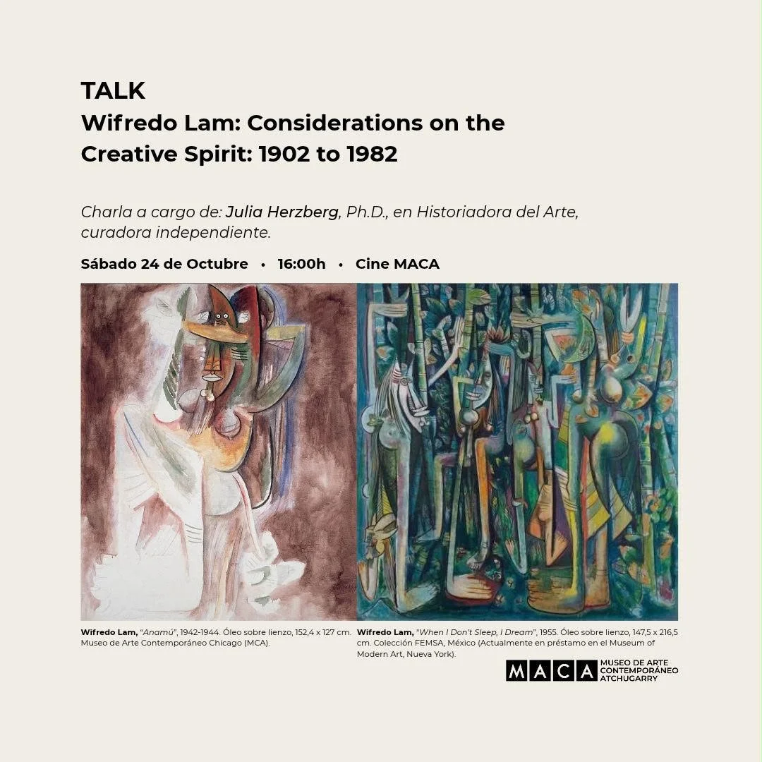 TALK Wilfredo Lam: Considerations of the Creative Spirit: 1902 to 1982