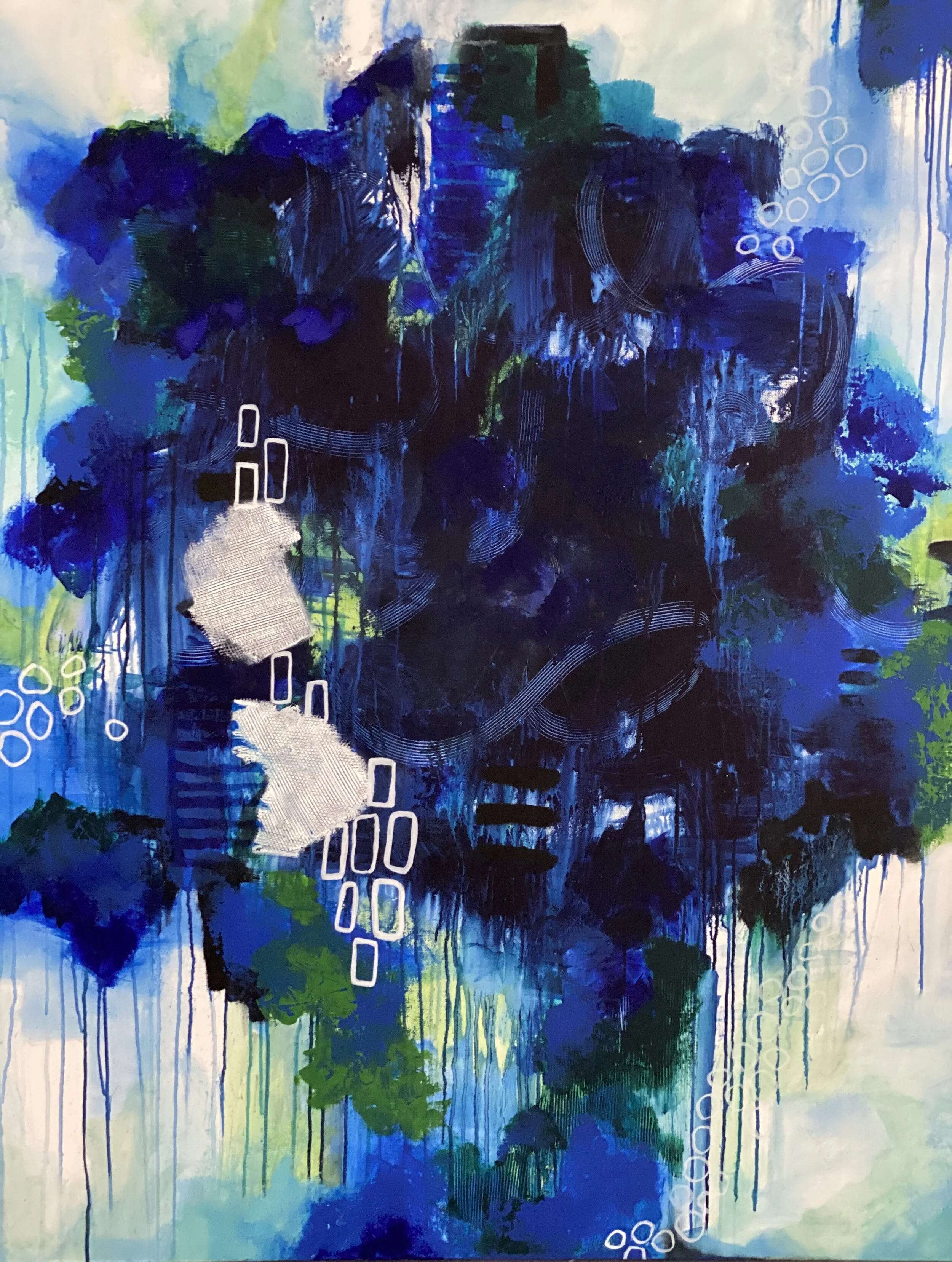 Seeking Forgiveness, 2019, Acrylic on canvas, 60 x 48 inches | SOLD