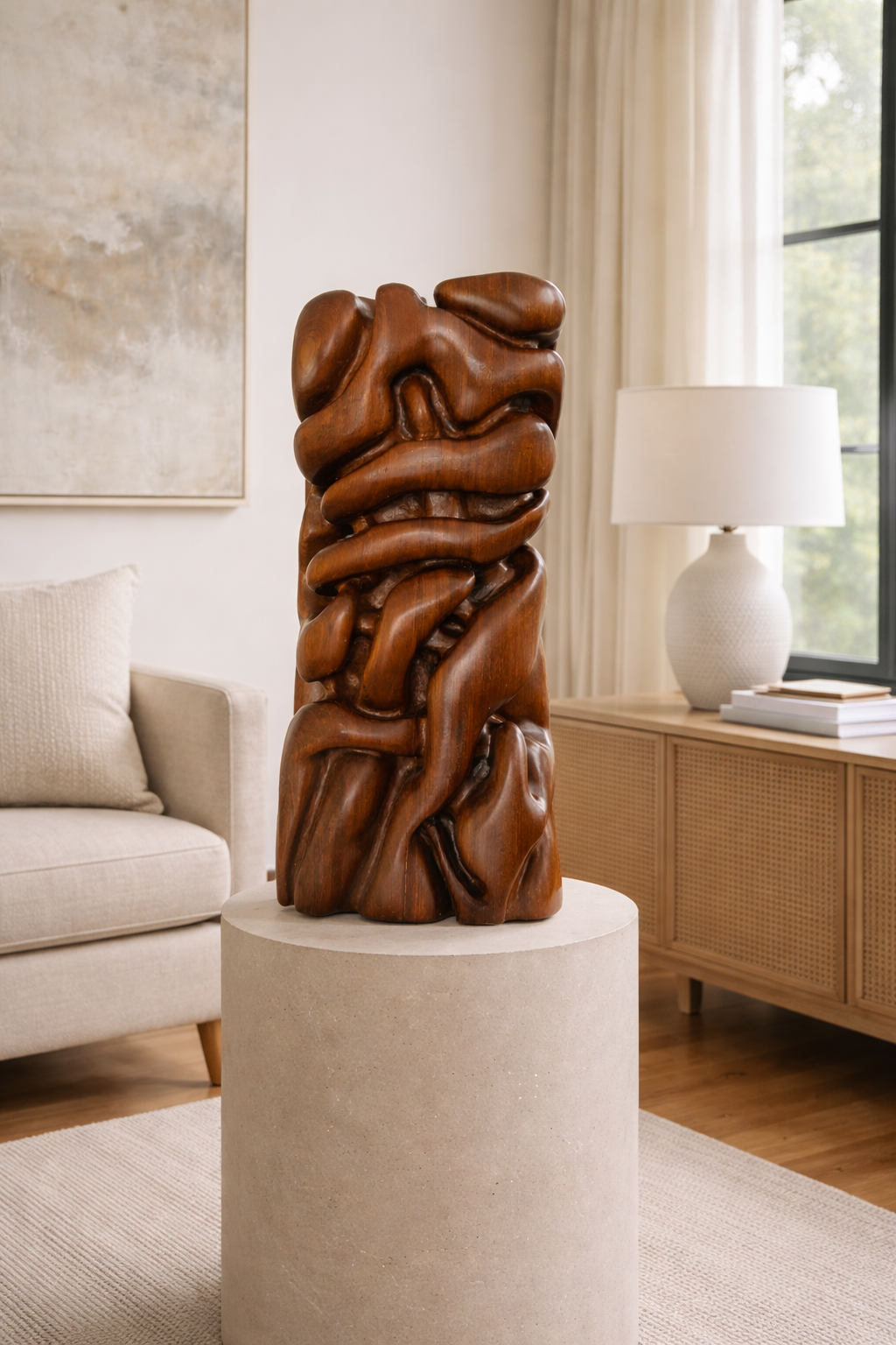 Bruce Robertson,
Alder Embrace, 2025,
Walnut,
24 x 12 x 12 inches | $6,800