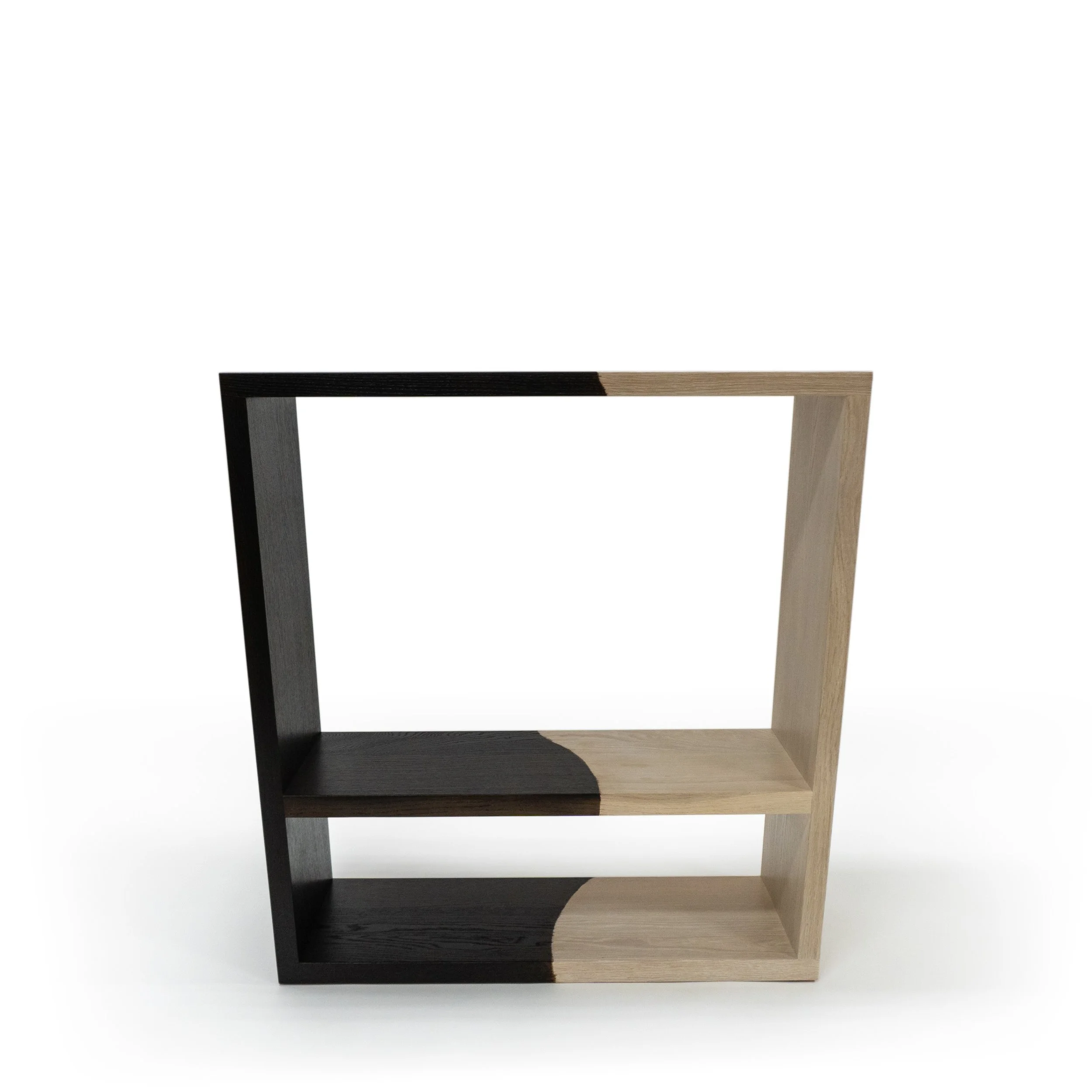 Corey Gannon, Acid and Base Table, 2024, White oak, 36 x 36 x 14 inches, $4,800