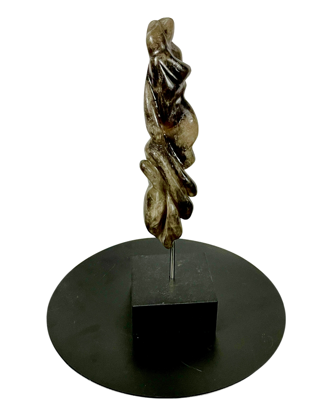 Bruce Robertson, Always Finds a Way, 2025, Smokey Quartz, 12 x 3 inches, $850