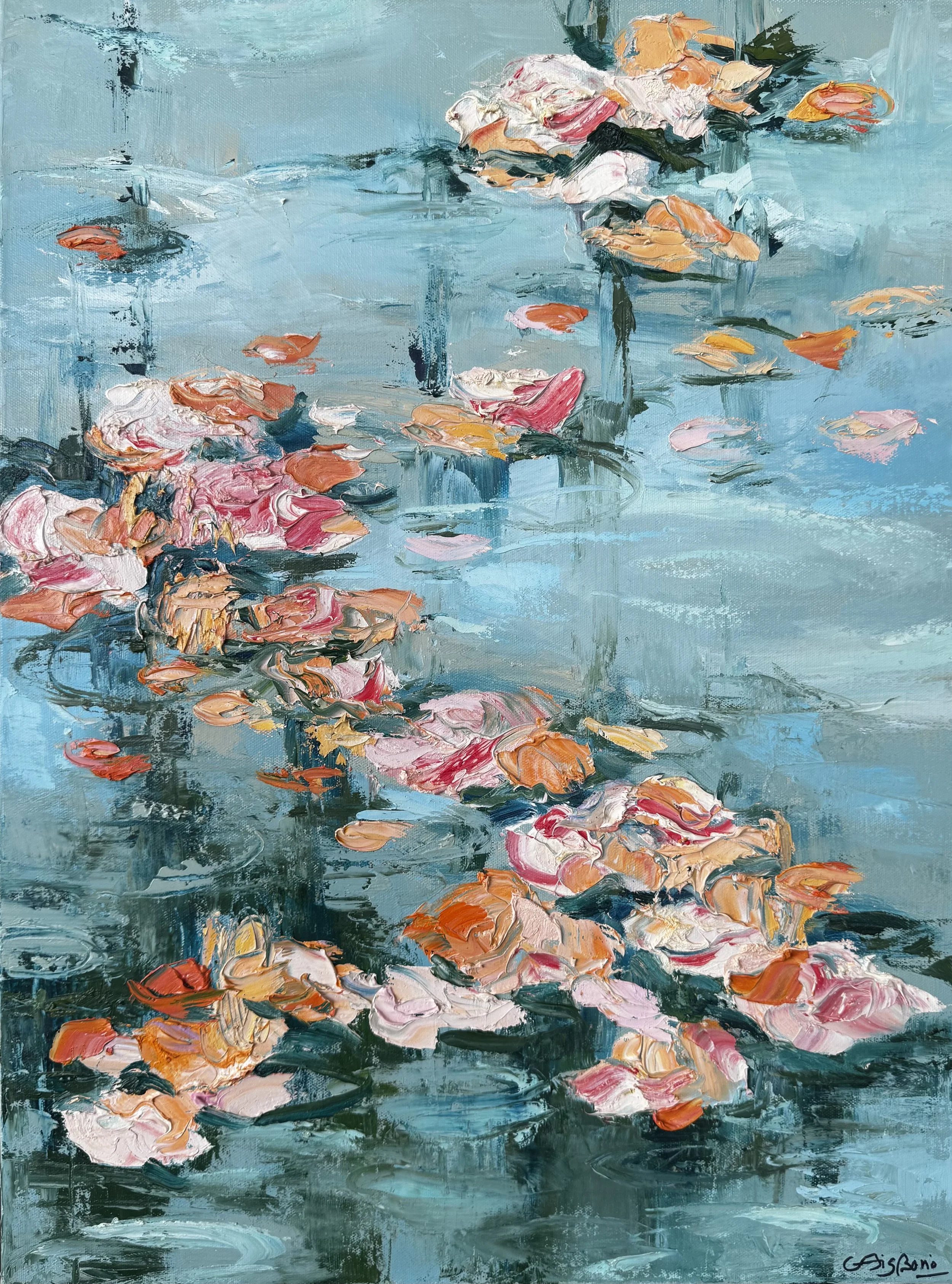 Gaby Silva Bavio,
Ponds O.504, 2024,
Oil on canvas,
24 x 18 inches,
$1,200