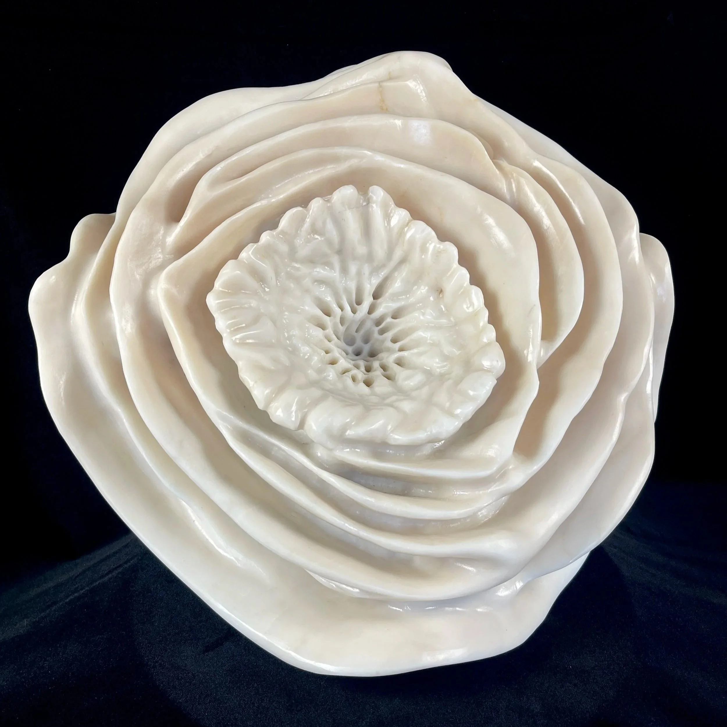 Bloom, 2026, Marble, 15 x 8 inches | $4,400