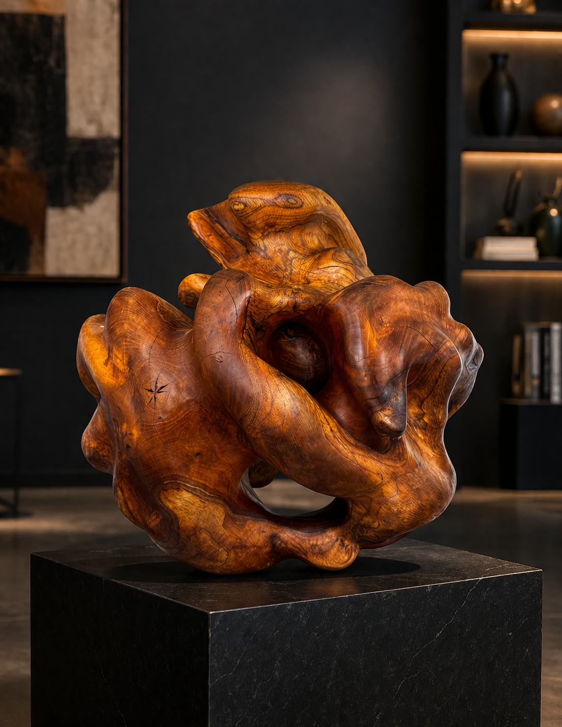 Bruce Robertson,
Nebulyn, 2025,
Wood,
16 x 16 inches | $2,200