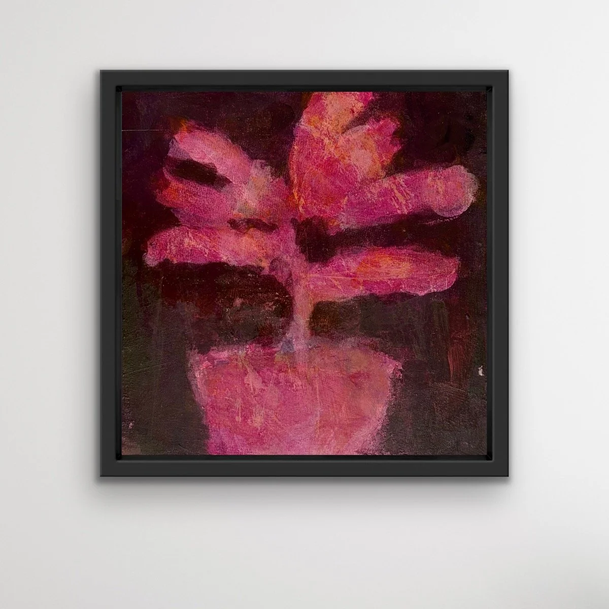 Lori Childers, But There Was So Much Love, 2026, Acrylic on birch board, framed, 10 x 10 inches $500