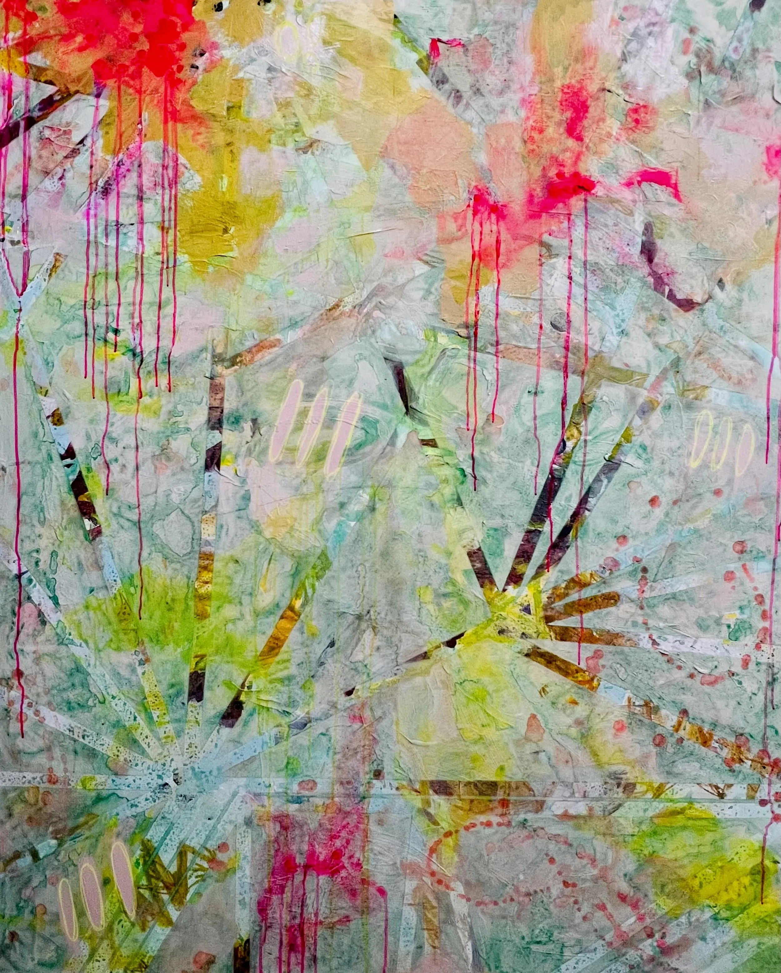 Tropicaleo, 2022, Acrylic on canvas, 60 x 48 inches | SOLD