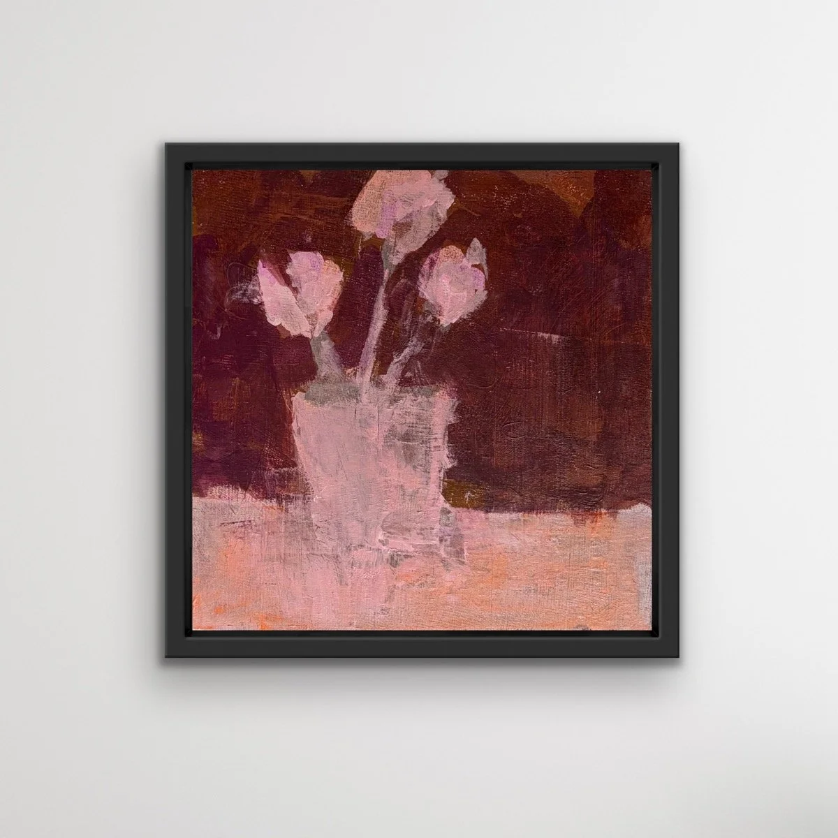 Lori Childers, That Was Years Ago, 2026, Acrylic on birch board, framed, 10 x 10 inches $500