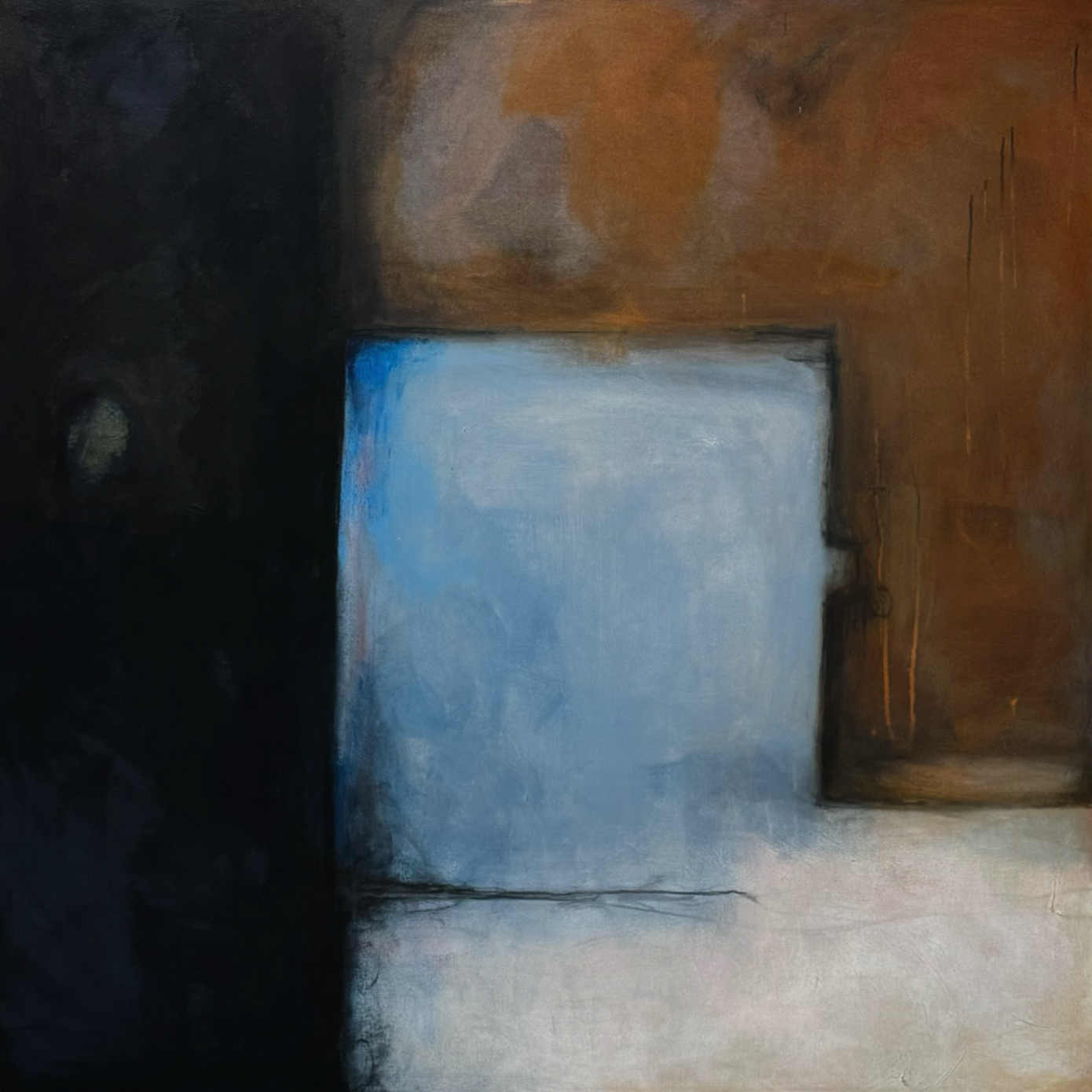 HELD IN BLUE