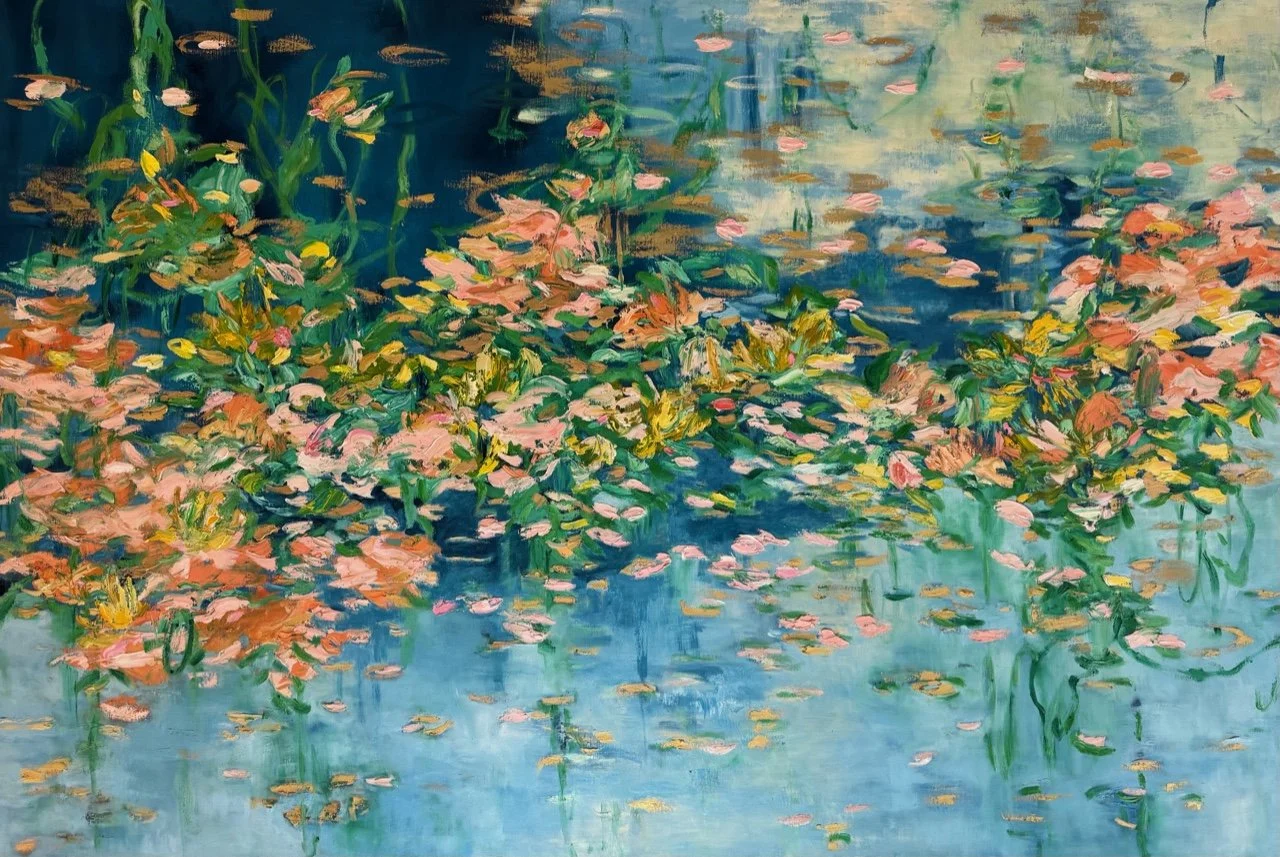 Ponds 0520, 2025, Oil on canvas, 48 x 72 inches, $6,300