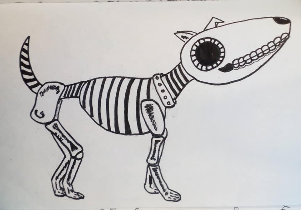 Xolo reuzenstoet borgerhout tekening maakproces bis.jpg