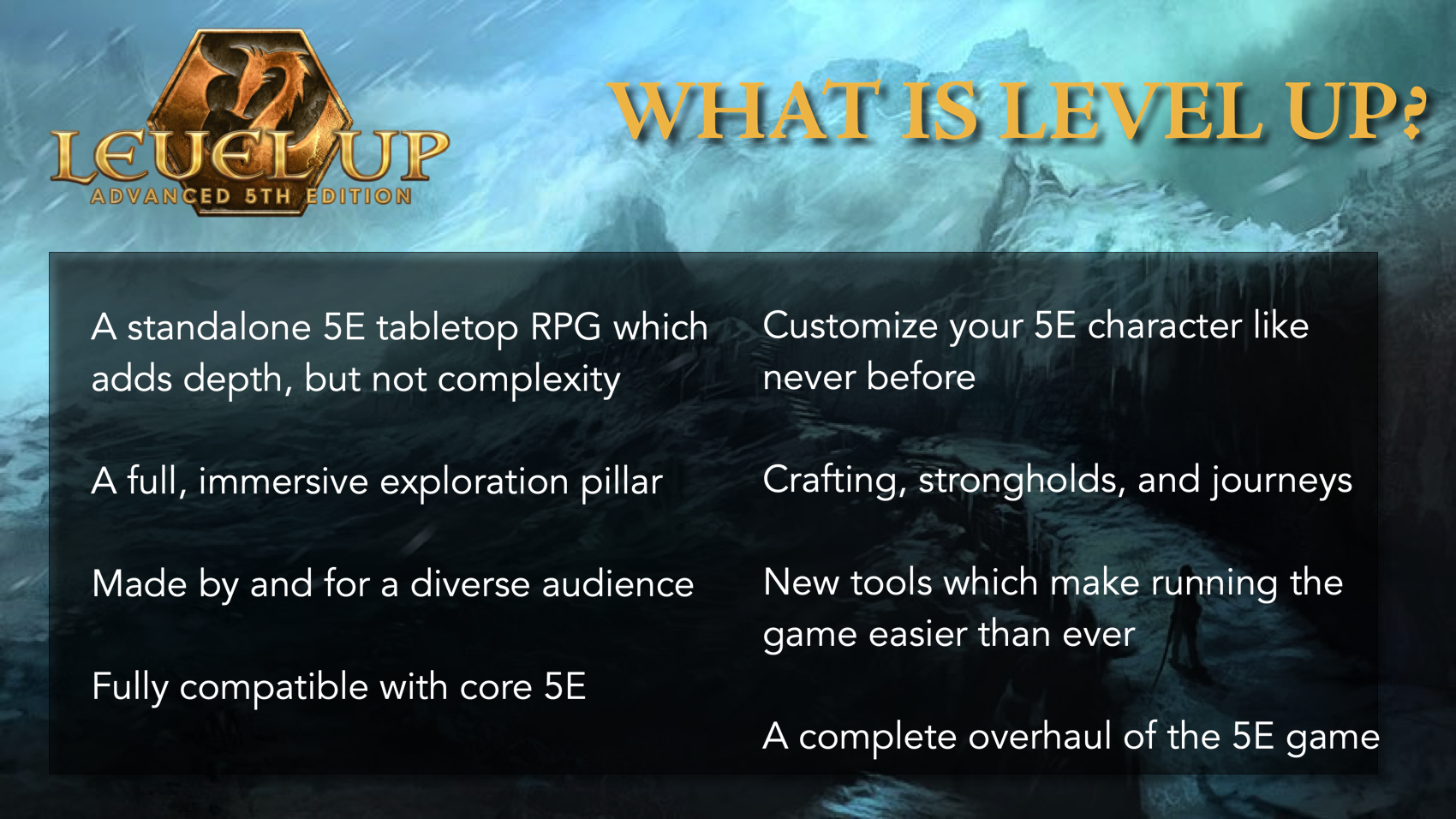 Level Up (A5E) - Tools progress  EN World Tabletop RPG News & Reviews