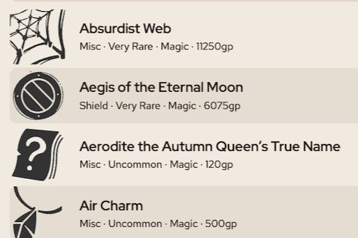 Magic Items Come to Level Up Gateway!