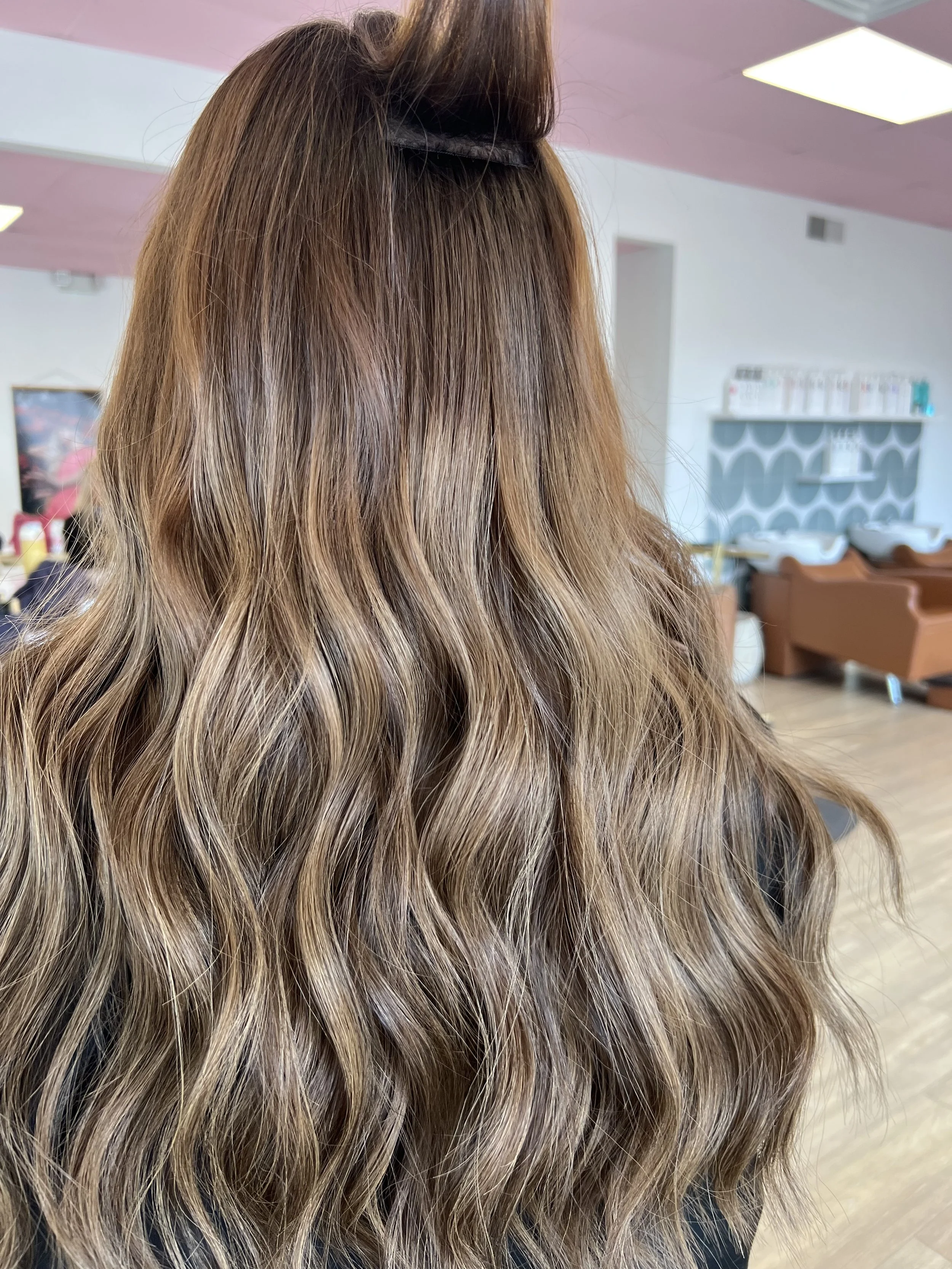 bronde handtied hair extensions for naturally longer hair