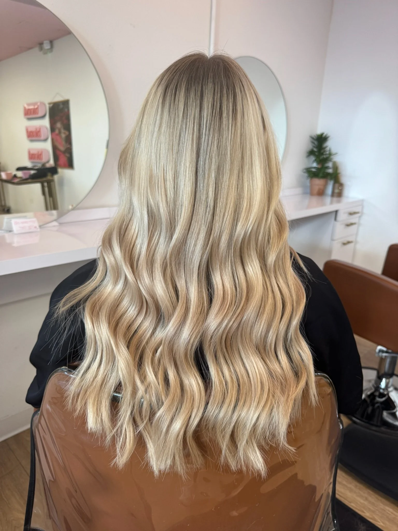blond hand tied extensions