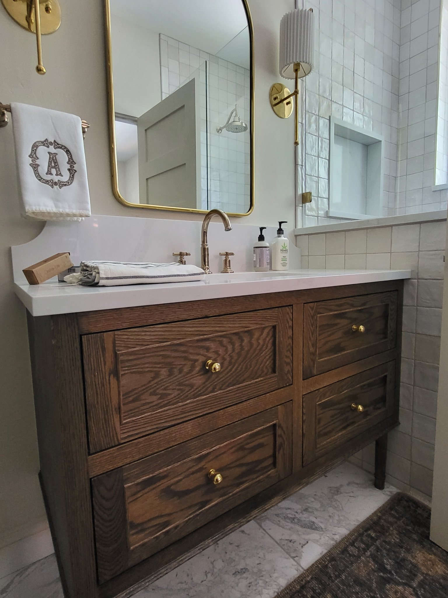 Locally Made in Durango, Custom Bath Vanity