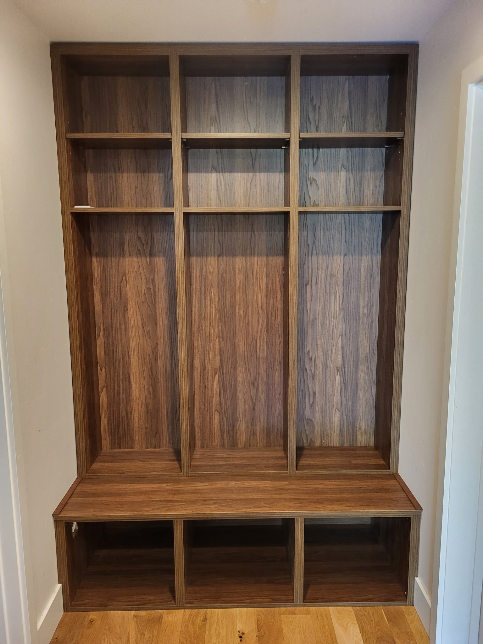 Telluride Colorado Mudroom, Locally Made Cabinets in Durango CO