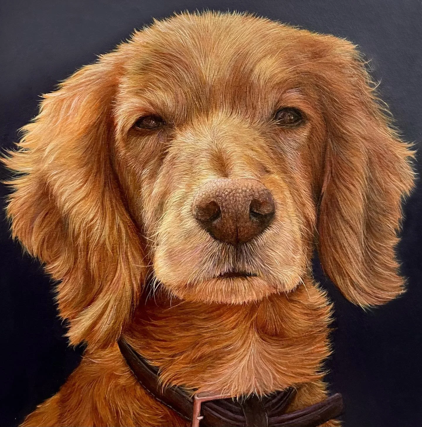 I hope everyone had a wonderful Christmas💜. 
Thank you for your patience over this time! I can now begin sharing my secret commissions ☺️
** Here is &lsquo;Jackson&rsquo; - 10x10&rdquo; Acrylic **
I couldn&rsquo;t be happier with this portrait and f