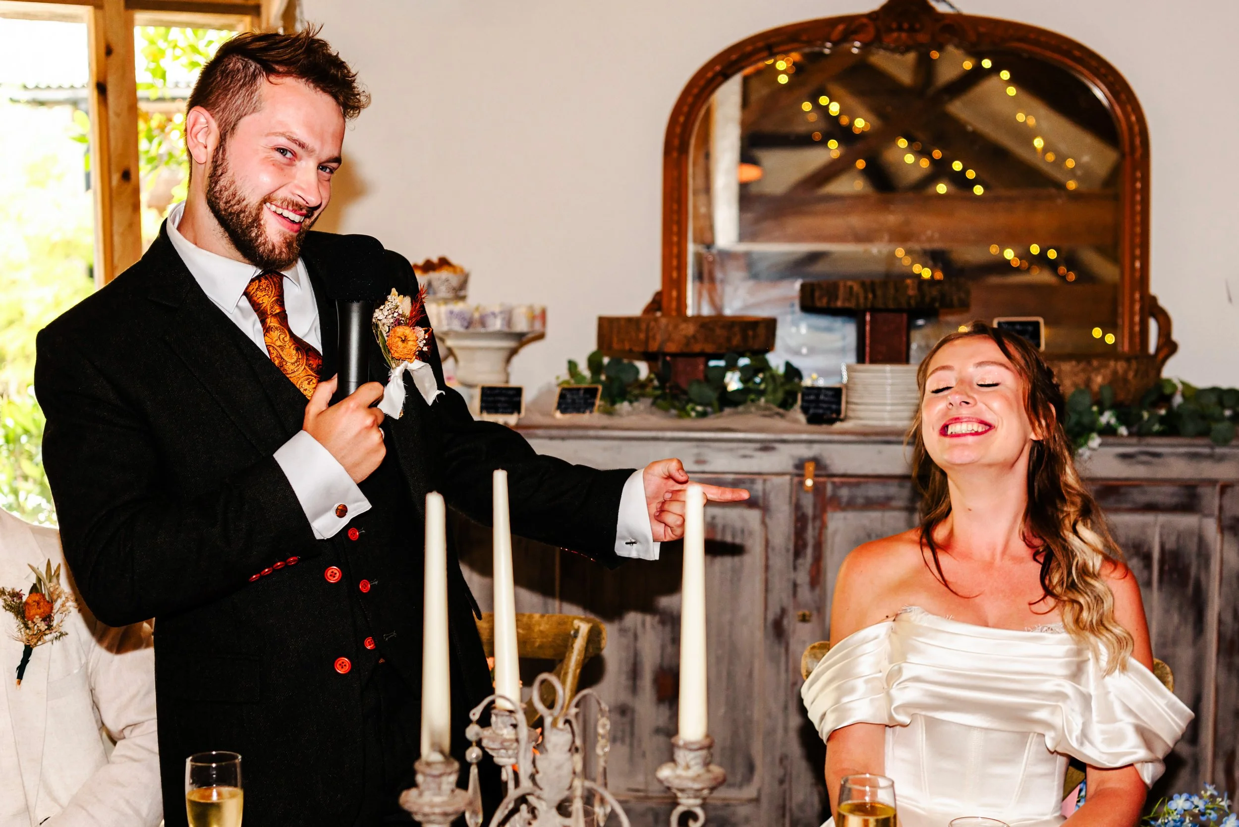 Fun, food, dancing (oh and vows) at Wonwood Barton, Devon