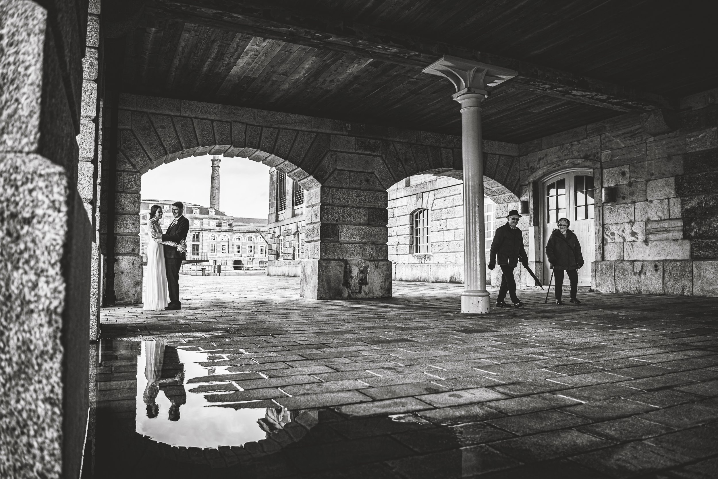 Storytelling wedding photography in Devon, Southwest UK. Emotive, beautiful wedding photography Devon. Beautiful wedding moment. Emotional wedding moment. Leah Karen Photography. Leah K-Photography. Royal William Yard Plymouth Wedding. Devon wedding 