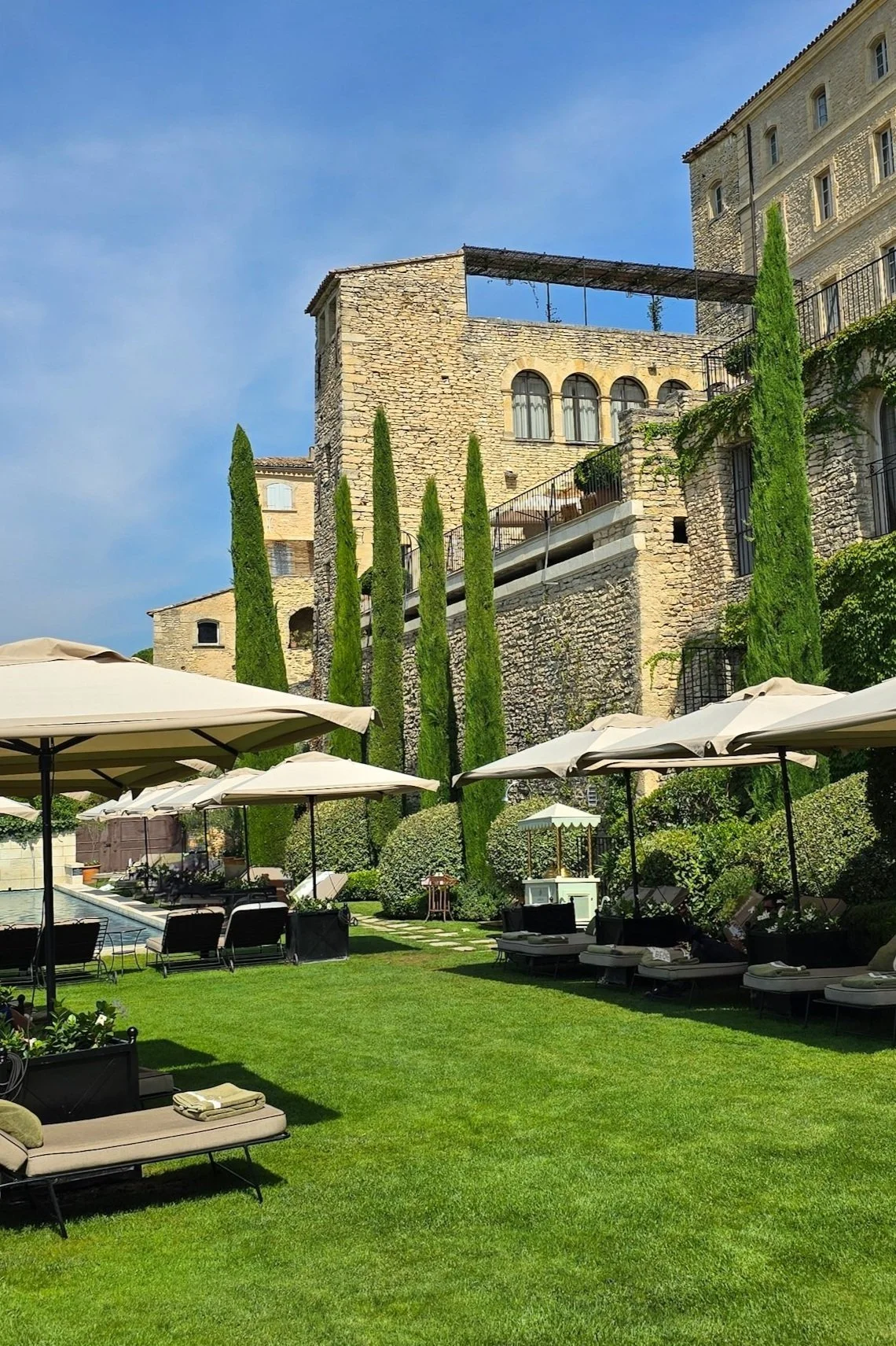 Airelles Gordes Pool Outside Exterior